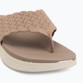 Klapki damskie SKECHERS Ultra Flex 3.0 Rhythm Waves brown 7