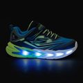 Buty dziecięce SKECHERS Flex-Glow Ultra black/blue/lime 8