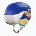 Kask narciarski dziecięcy HEAD Yuki Visor Paw S2 Jr paw blue/silver/red