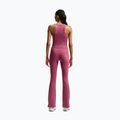 Legginsy damskie Nike One High Waisted Flared pink smoke/white 2