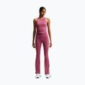 Legginsy damskie Nike One High Waisted Flared pink smoke/white 8