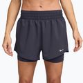 Spodenki damskie Nike One Dri-Fit High-Waisted 3" 2In1 gridiron/white