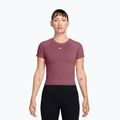 Koszulka treningowa damska Nike Pro Seamless pink smoke/white