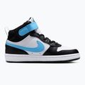 Buty dziecięce Nike Court Borough Mid 2 white/black/arctic green/football blue 8