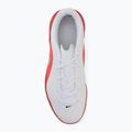 Buty piłkarskie dziecięce Nike Jr. Tiempo Maestro Club white/bright crimson/blur 5
