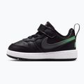 Buty dziecięce Nike Court Borough Low black/smoke grey/white/illusion green 9