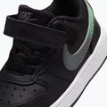 Buty dziecięce Nike Court Borough Low black/smoke grey/white/illusion green 12