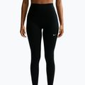 Legginsy treningowe damskie Nike One black/white 4