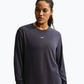 Longsleeve treningowy damski Nike One Relaxed Dri-Fit gridiron/white 4