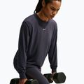 Longsleeve treningowy damski Nike One Relaxed Dri-Fit gridiron/white 5