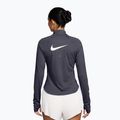 Longsleeve do biegania damski Nike Tempo Swoosh Run Dri-Fit 1/4-Zip LS gridiron/white 2