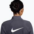 Longsleeve do biegania damski Nike Tempo Swoosh Run Dri-Fit 1/4-Zip LS gridiron/white 3