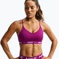 Biustonosz treningowy damski Nike Dri-Fit Indy Light Support true berry