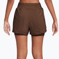 Spodenki damskie Nike One Dri-Fit High-Waisted 3" 2In1 cacao wow/white 2