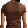 Koszulka treningowa damska Nike Pro Seamless Dri-Fit SS cacao wow 5
