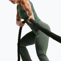 Legginsy damskie Nike One High Waisted Flared camo green/white 5