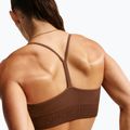 Biustonosz treningowy damski Nike Pro Seamless Light Support Sports Bra cacao wow 5
