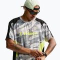 Koszulka do biegania męska Nike Dri-FIT Printed SS smoke grey/black/light lemon twist 4