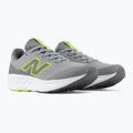 Buty do biegania dziecięce New Balance 520's Lace V9 grey matter/Ssate grey/alkaline green 11