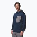 Bluza trekkingowa męska Columbia Tall Heights Hdd Grid Fleece Full Zip collegiate navy/city grey