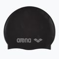 Czepek pływacki dziecięcy arena Classic Silicone Jr black/silver 2