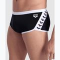 Bokserki pływackie męskie arena Icons Swim Low Waist Short Solid black/white 7