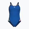 Strój pływacki jednoczęściowy damski arena Icons Super Fly Back Solid royal/navy 4