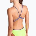 Strój pływacki jednoczęściowy damski arena Lace Back Solid artic lime/future dusk 5