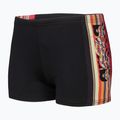 Bokserki pływackie dziecięce arena Palette Swim Short black/calypso coral multi 3