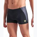 Bokserki kąpielowe męskie arena Monogram Swim Short black/dark sage multi 7