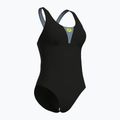 Strój pływacki jednoczęściowy damski arena Control Pro Solid black/sea foam 3