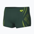 Bokserki pływackie męskie arena Poseidonia Swim Short dark sage/artic lime 3