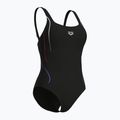 Strój pływacki jednoczęściowy damski arena Ludovica Soft Curve Back black/black multi 3