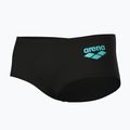 Bokserki pływackie męskie arena One Low Waist Short Big Logo black/black 3