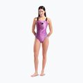 Strój pływacki jednoczęściowy damski arena Peacock Swim Pro Back multi pink/black 2