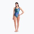 Strój pływacki jednoczęściowy damski arena Peacock Swim Pro Back multi green/black 2