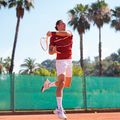 Koszulka tenisowa męska Tecnifibre Team Tech Tee cardinal 5