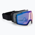 Gogle narciarskie Rossignol Magne'lens black/silver mirror/blue mirror