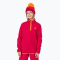 Bluza polarowa dziecięca Rossignol Jr Strawpile Fleece Fz ruby red