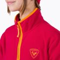 Bluza polarowa dziecięca Rossignol Jr Strawpile Fleece Fz ruby red 4