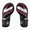Rękawice bokserskie Venum Elite Evo burgundy/silver 4