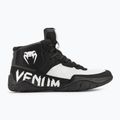 Buty bokserskie Venum Elite Wrestling black/white 2