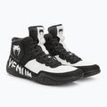 Buty bokserskie Venum Elite Wrestling black/white 4