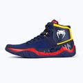Buty bokserskie Venum Elite Wrestling blue/yellow 10