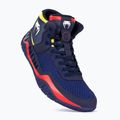 Buty bokserskie Venum Elite Wrestling blue/yellow 12