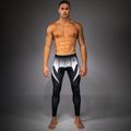 Legginsy treningowe meskie Venum No Gi Spats black/white 2