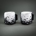 Bandaże bokserskie Venum Bats Night Handwraps 250 cm black/white 2