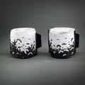Bandaże bokserskie Venum Bats Night Handwraps 450 cm black/white 2