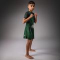 Spodenki treningowe dziecięce Venum Attack Kids Boxing forest green/off white 2
