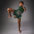 Spodenki treningowe dziecięce Venum Inferno Muay Thai forest green/off white 2